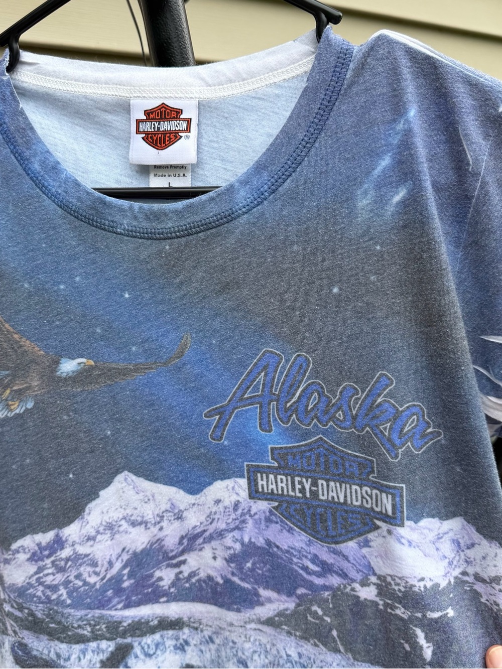 Harley-Davidson Alaska Wildlife Graphic Tee Large - Picture 2 of 5